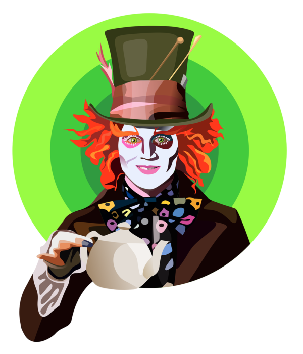 Johnny Depp Mad Hatter Hatter  - Tanatos330 / Pixabay