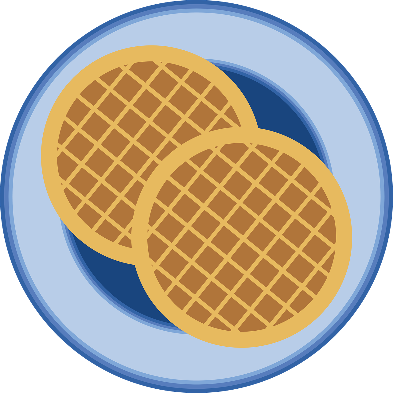 Graphic Waffle Breakfast Food  - BilliTheCat / Pixabay
