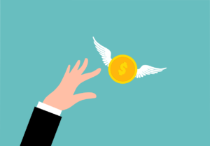 Money Flying Coin Away Hand  - mohamed_hassan / Pixabay